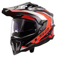 LS2 MX701 EXPLORER-06 CARBON FRONTIER adventure helma oranžová vel.3XL
